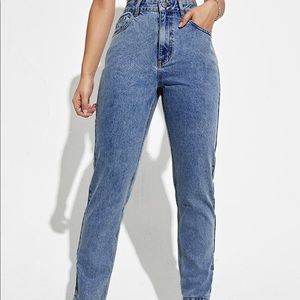 High waisted mom jeans